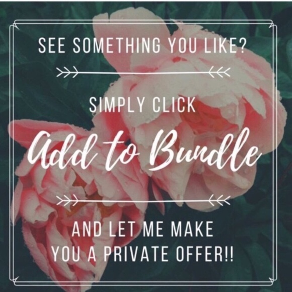 MAKE ME OFFERS! BUNDLE UP!
